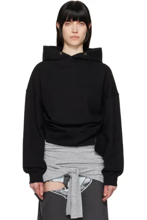OPEN YY Black Deconstructed Hoodie