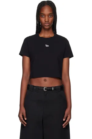 Maison Kitsuné Black Baby Fox Patch Baby T-shirt