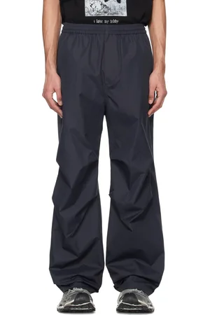 We11 Done Navy Banding Track Pants