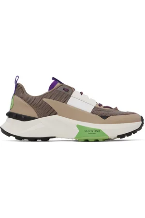 VALENTINO GARAVANI Beige True Act Low Top Sneakers