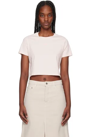Maison Kitsuné Pink Baby Fox Patch Baby T-shirt