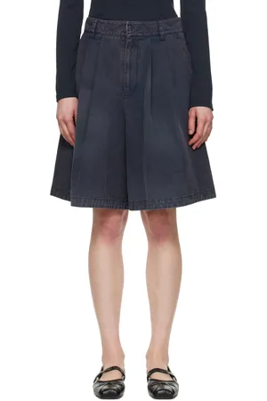 OPEN YY Navy Washed Bermuda Shorts