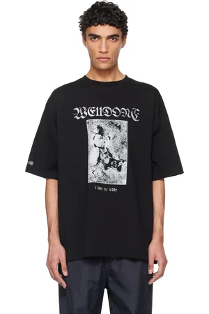 We11 Done Black Teddy Sleeved T-shirt