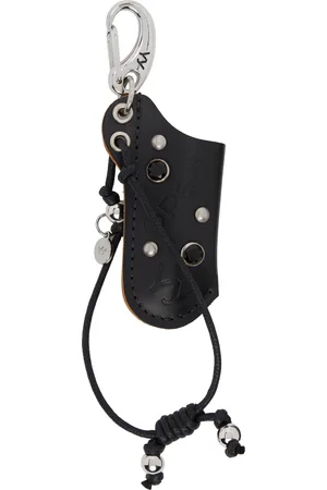 OPEN YY Black Stud Lighter Case Keychain