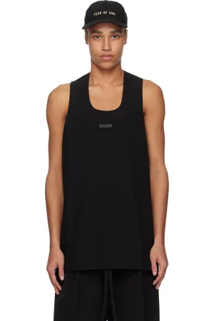 FEAR OF GOD Black Oxford Tank Top