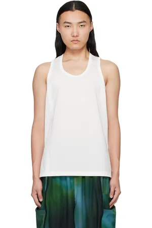 Y-3 White Sleeveless Tank Top