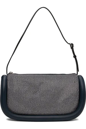 J.W.Anderson Navy & Silver Bumper 15 Bag