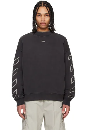 OFF-WHITE Black Crewneck Martyrdom Arrow Skate Sweatshirt