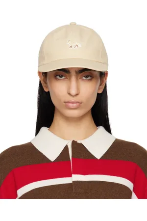 Maison Kitsuné Beige Baby Fox Cap