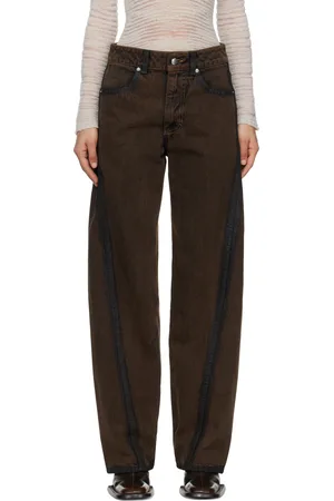 ECKHAUS LATTA Brown Bend Jeans