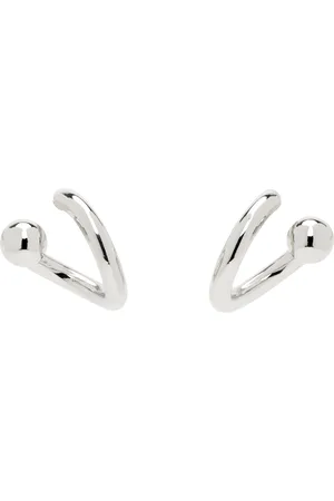 Justine Clenquet Silver Mel Earrings