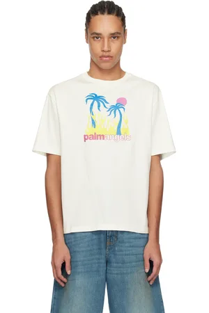 Palm Angels White Burning Oasi T-shirt