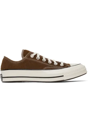 Converse Brown Chuck 70 Premium Leather Sneakers