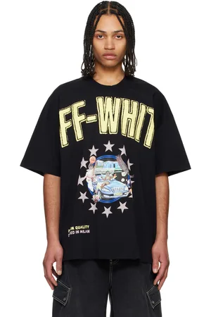 OFF-WHITE Black Fresco Star T-shirt