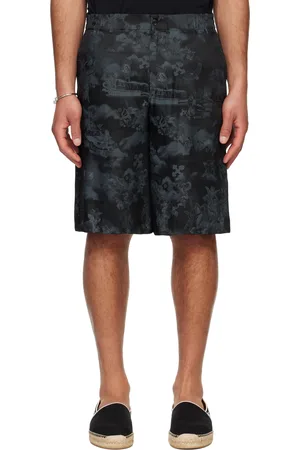 OFF-WHITE Black Jacquard Fresco Bowling Shorts