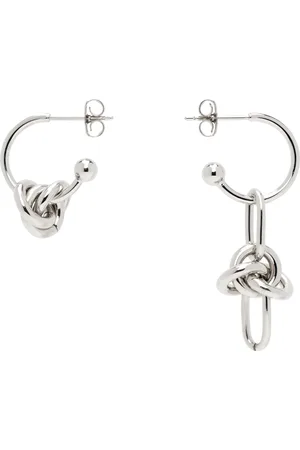 Justine Clenquet Silver Daria Earrings