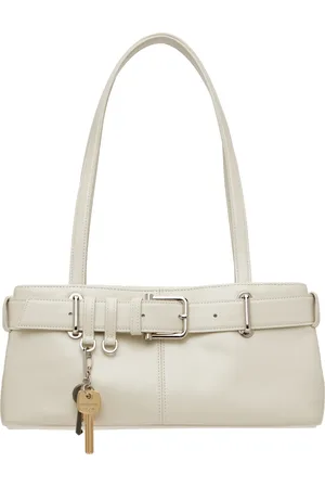 OSOI Off-White Shoulder Brocle Mini Bag