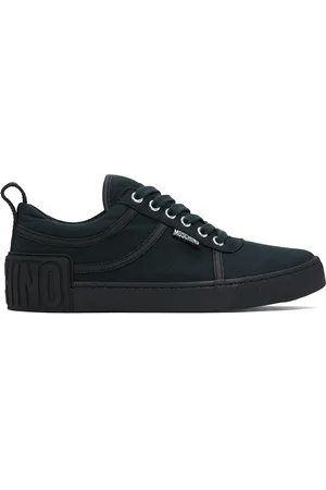 Moschino Black Maxi Logo Sneakers