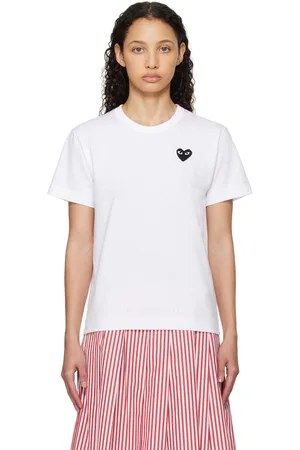 Comme des Garçons White Heart T-shirt
