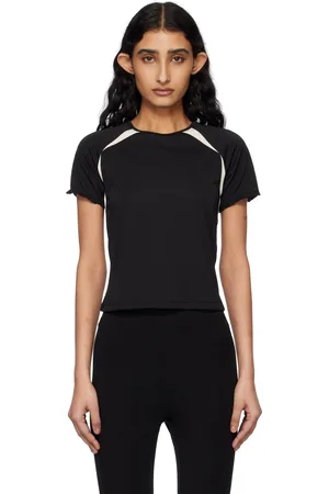 Kijun Black Frill Backless T-shirt