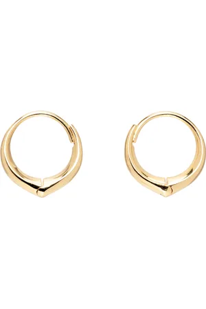 Sophie Buhai Gold Medium Hellenic Hoop Earrings