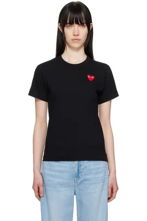 Comme des Garçons Black Red Heart T-shirt