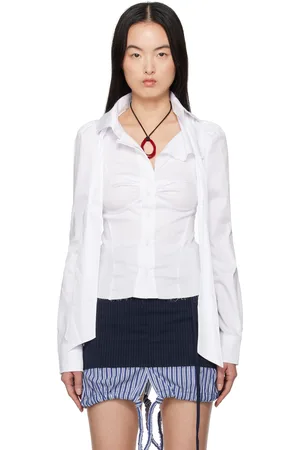 OTTOLINGER White Deconstructed Lavallière Shirt