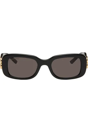 Balenciaga Black Everyday None Rectangular Sunglasses