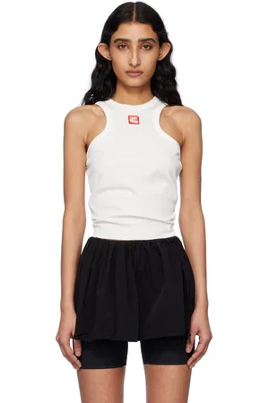 Kijun Off-White Patch Tank Top