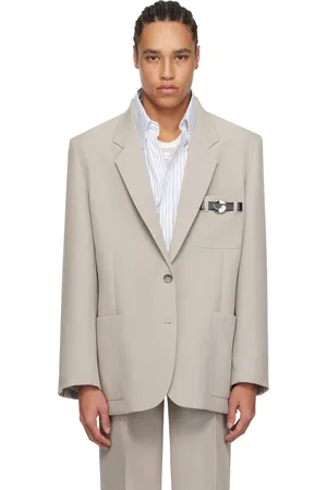 COPERNI Beige Belted Pocket Tailored Blazer