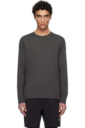 Reigning Champ Gray Lightweight Cordura Training Long Sleeve T-shirt