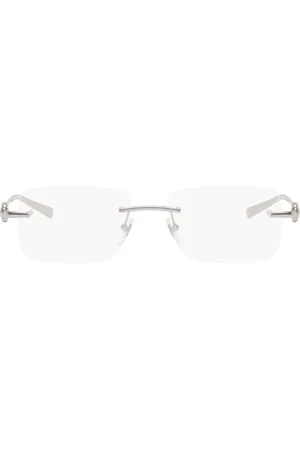 Gucci Silver Horsebit Glasses