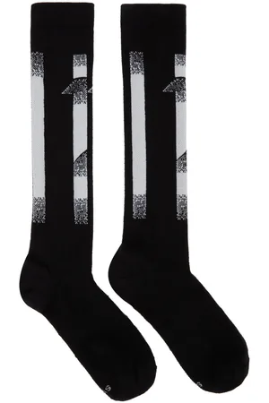 11 BY BORIS BIDJAN SABERI Black Block Stripes Socks