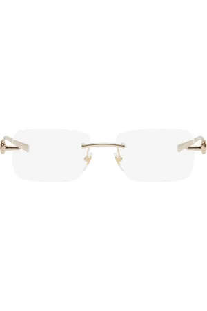 Gucci Gold Horsebit Glasses