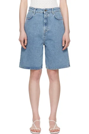 Loulou de Saison Blue Isu Denim Shorts