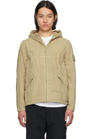Stone Island Beige Nylon Smerigliato Ghost Jacket