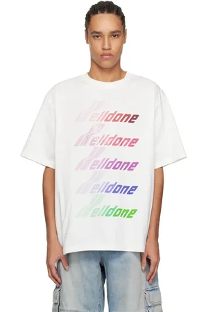 We11 Done White Multi-Logo T-shirt