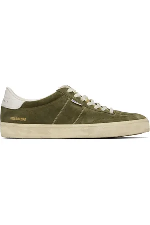 Golden Goose Khaki Soul Star Sneakers