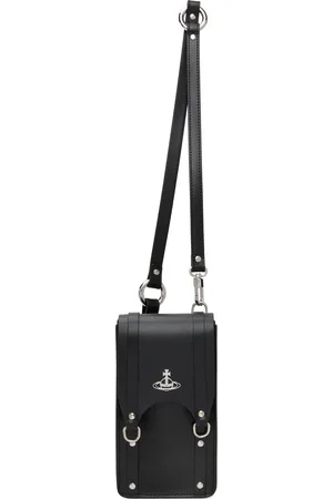 Vivienne Westwood Black Mini Max Crossbody Bag