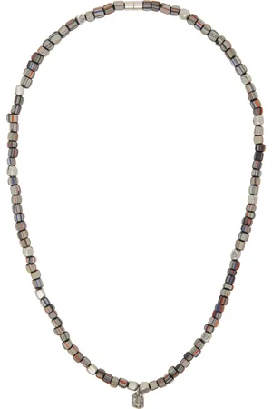 Paul Smith Multicolor Stripe Bead Necklace