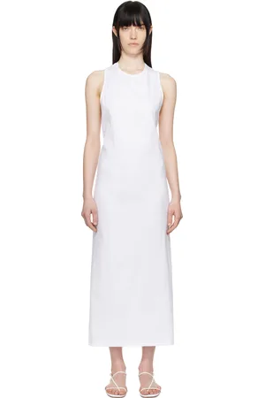 Loulou de Saison White Rayna Midi Dress