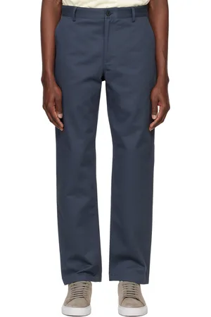 Maison Kitsuné Gray Casual Chino Trousers