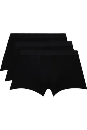 Paul Smith Three-Pack Black Logo-Woven Boxer Briefs