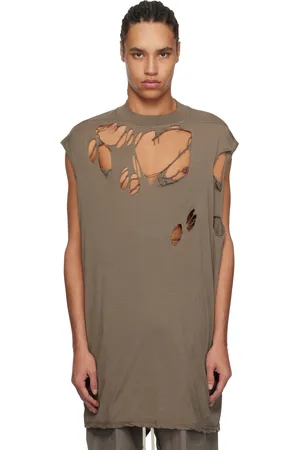 Rick Owens Gray Hollywood Tarp T-shirt