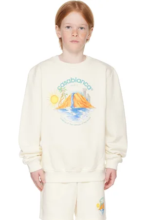 Casablanca Kids Off-White Oasis Sweatshirt