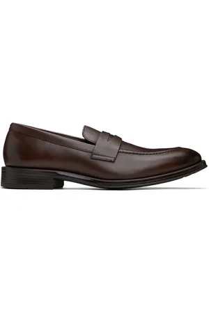 Paul Smith Brown Leather Pierce Loafers