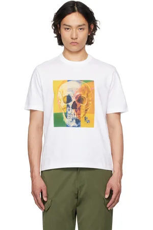 Paul Smith White Skull Square T-shirt