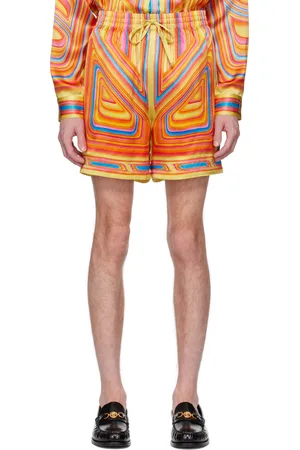 Casablanca Multicolor Low Rider Silk Shorts