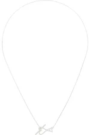Ami Silver Ami de Coeur 2 in 1 Chain Necklace