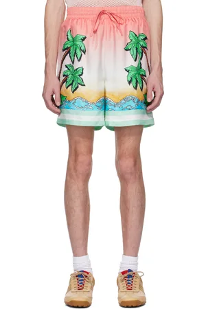 Casablanca Multicolor Tennis Club Silk Shorts